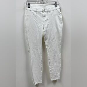 Lila Ryan jeans womens white super skinny ankle